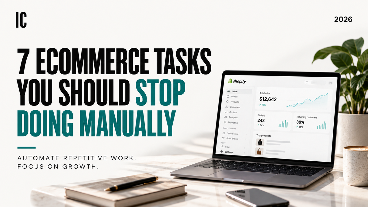 Ecommerce automation tasks for Shopify stores and online businesses
