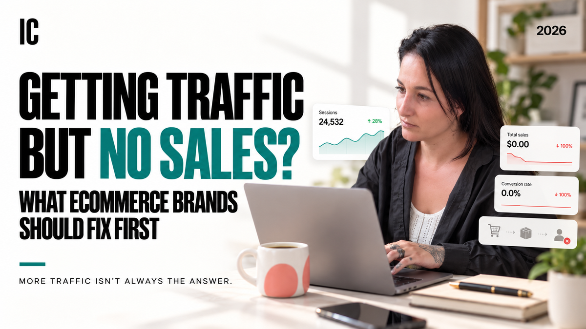 Ecommerce website getting traffic but no sales with conversion and customer journey analysis